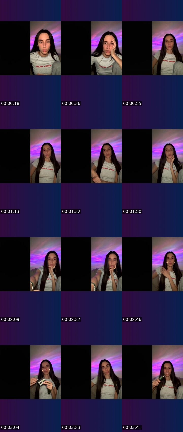 Contact-sheet preview of InsomniA.❤️‍🔥✨'s Liveme recording