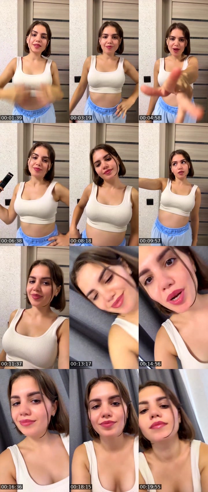 Contact-sheet preview of Valentina❤️☺️🫶's Liveme recording
