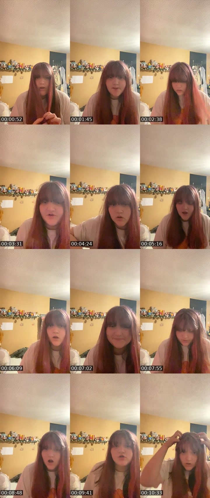 Contact-sheet preview of MiiNtXh's Liveme recording