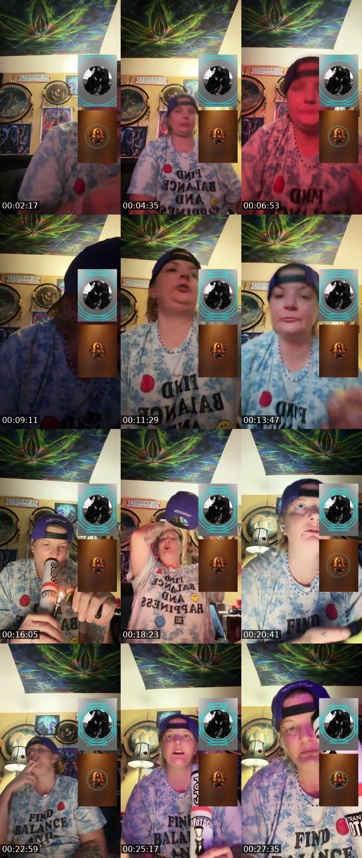 Contact-sheet preview of ɱ ʝ ❌⭕️ b̶un̶n̶y̶ 🐇's Liveme recording