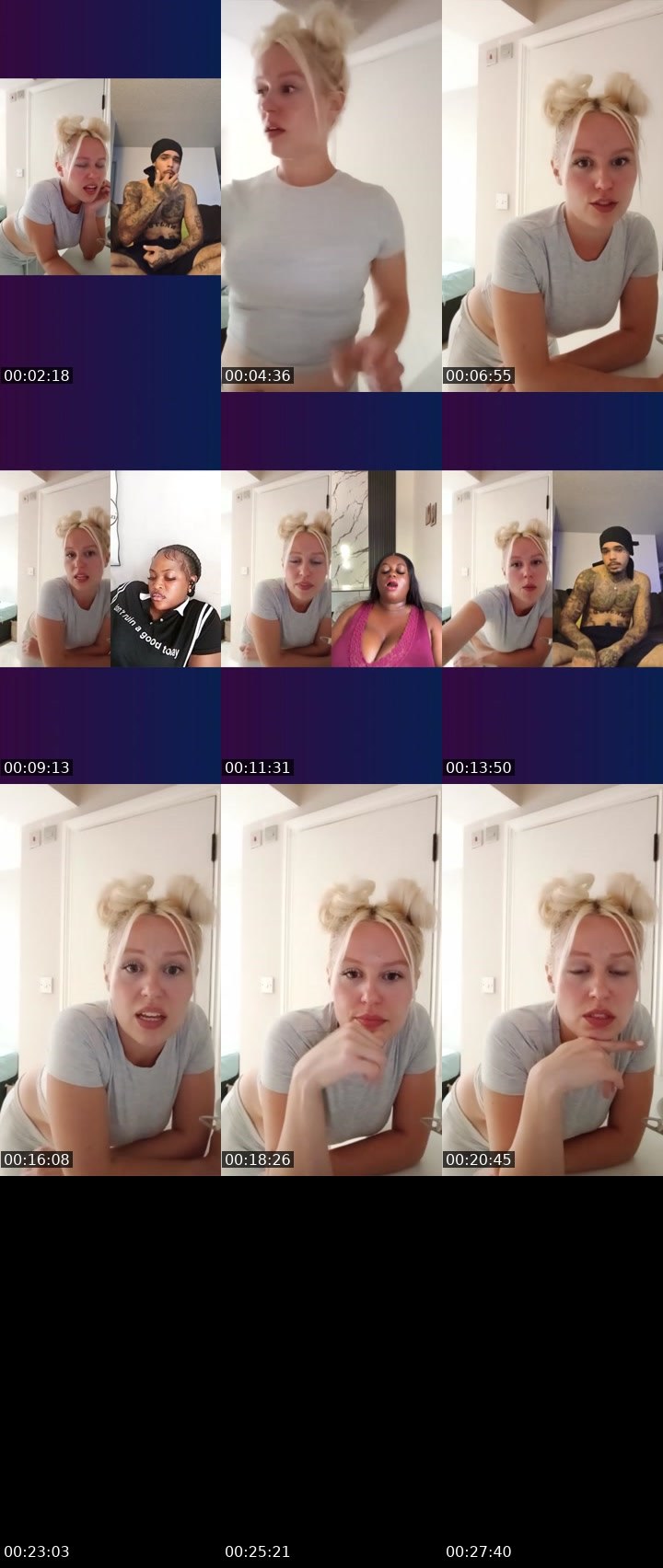 Contact-sheet preview of coxo888's Liveme recording