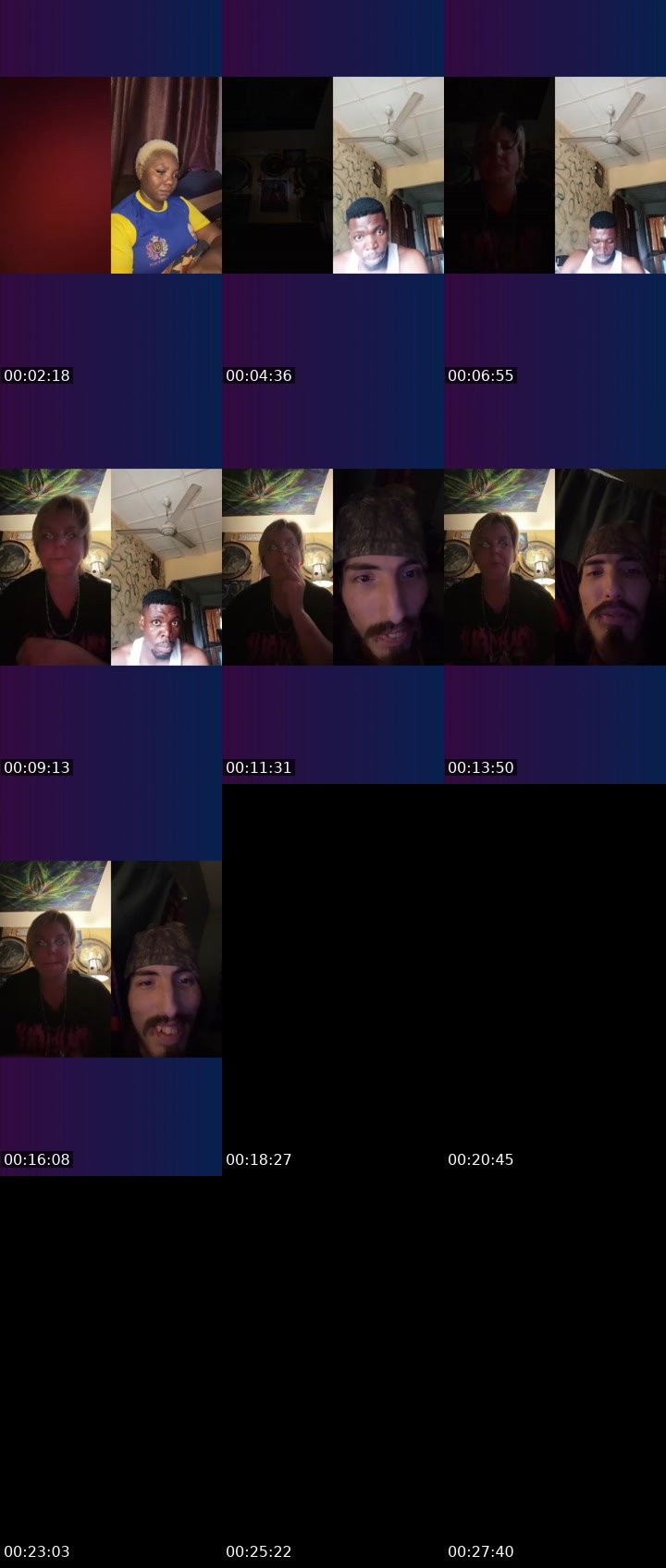 Contact-sheet preview of ɱ ʝ ❌⭕️ b̶un̶n̶y̶ 🐇's Liveme recording