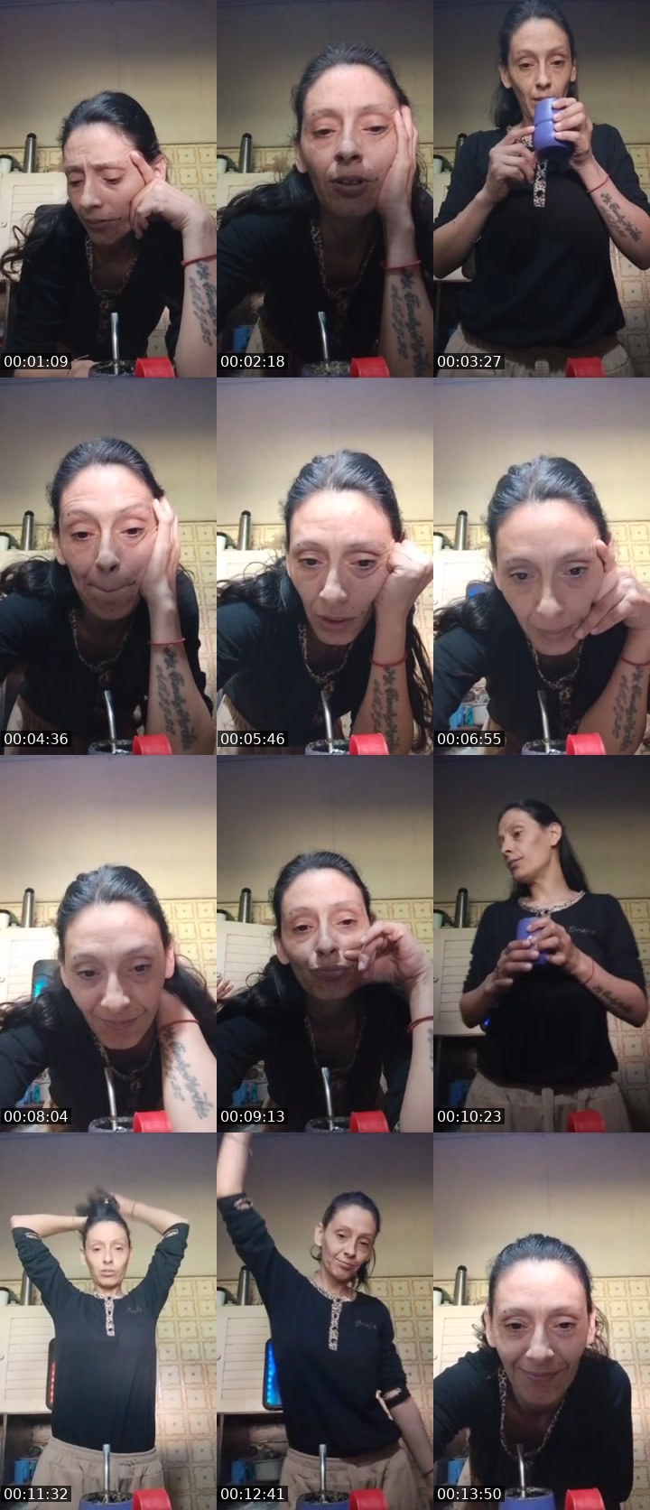 Contact-sheet preview of Yesi06's Liveme recording