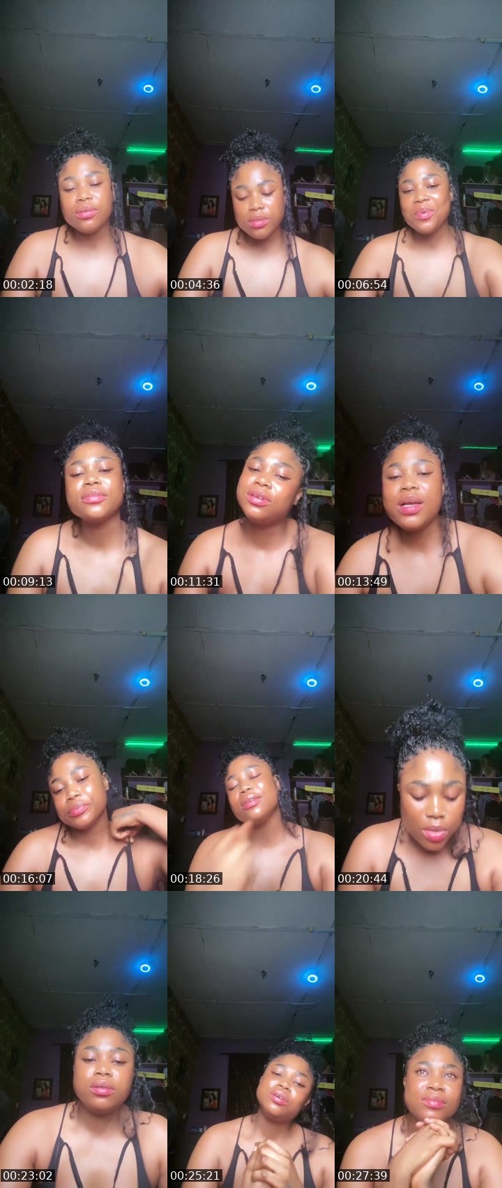 Contact-sheet preview of Sugar🐱💖's Liveme recording