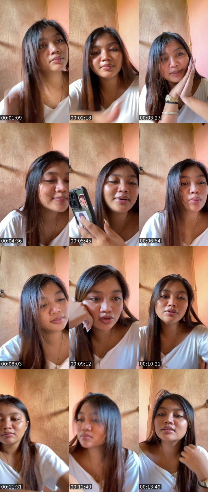 Contact-sheet preview of 👸🏻Kairen🧜‍'s Liveme recording