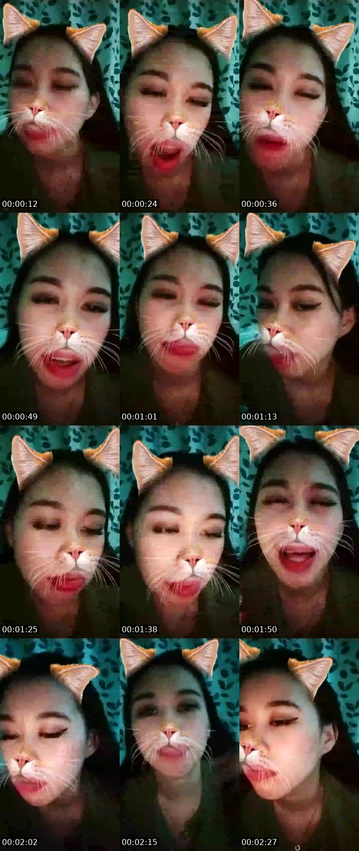 Contact-sheet preview of 👾👸𝒲enxy🍂's Liveme recording
