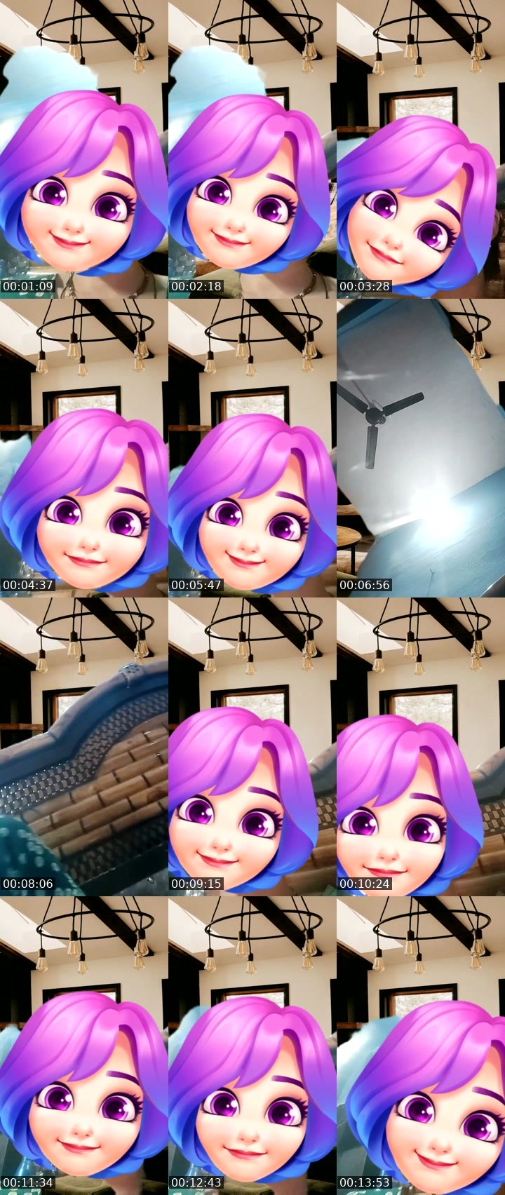 Contact-sheet preview of ♡⃝Neelu࿐'s Liveme recording