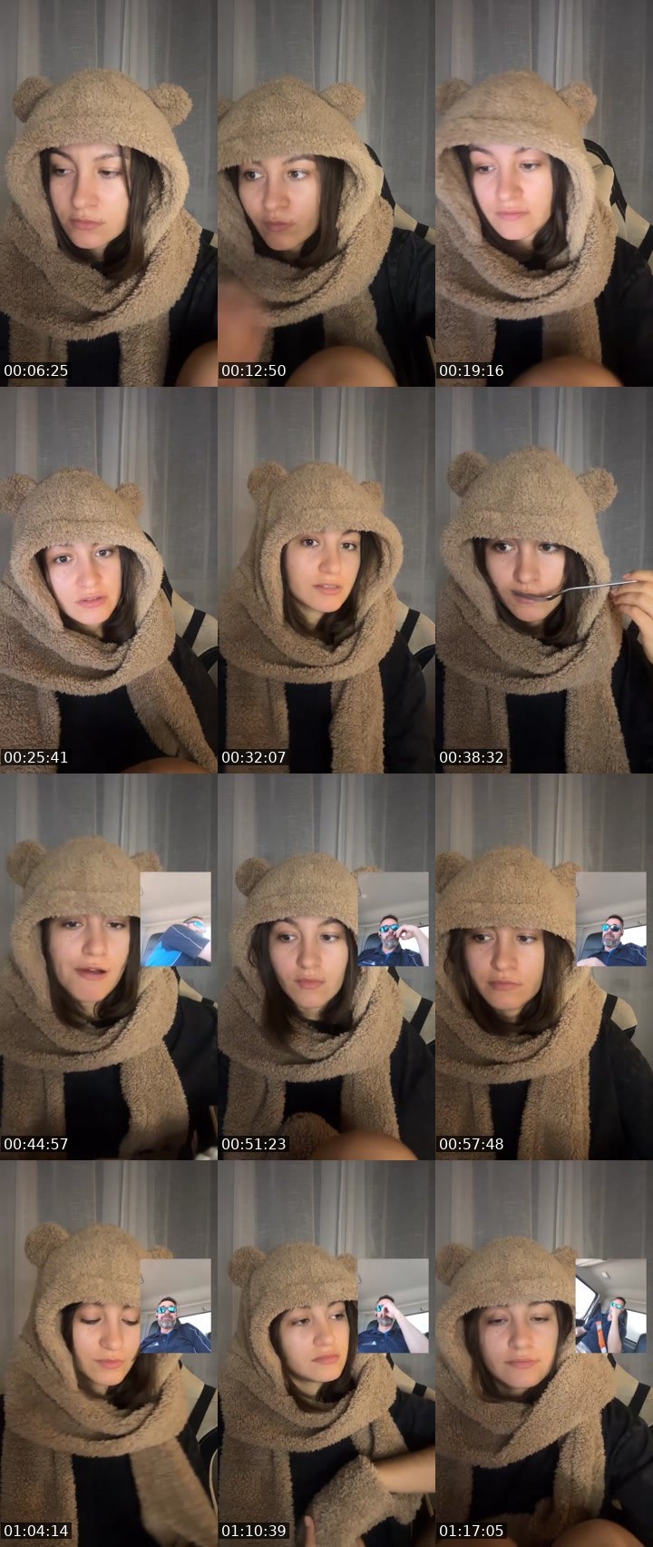 Contact-sheet preview of 𝐀𝐝𝐞𝐥𝐞 🤍's Liveme recording