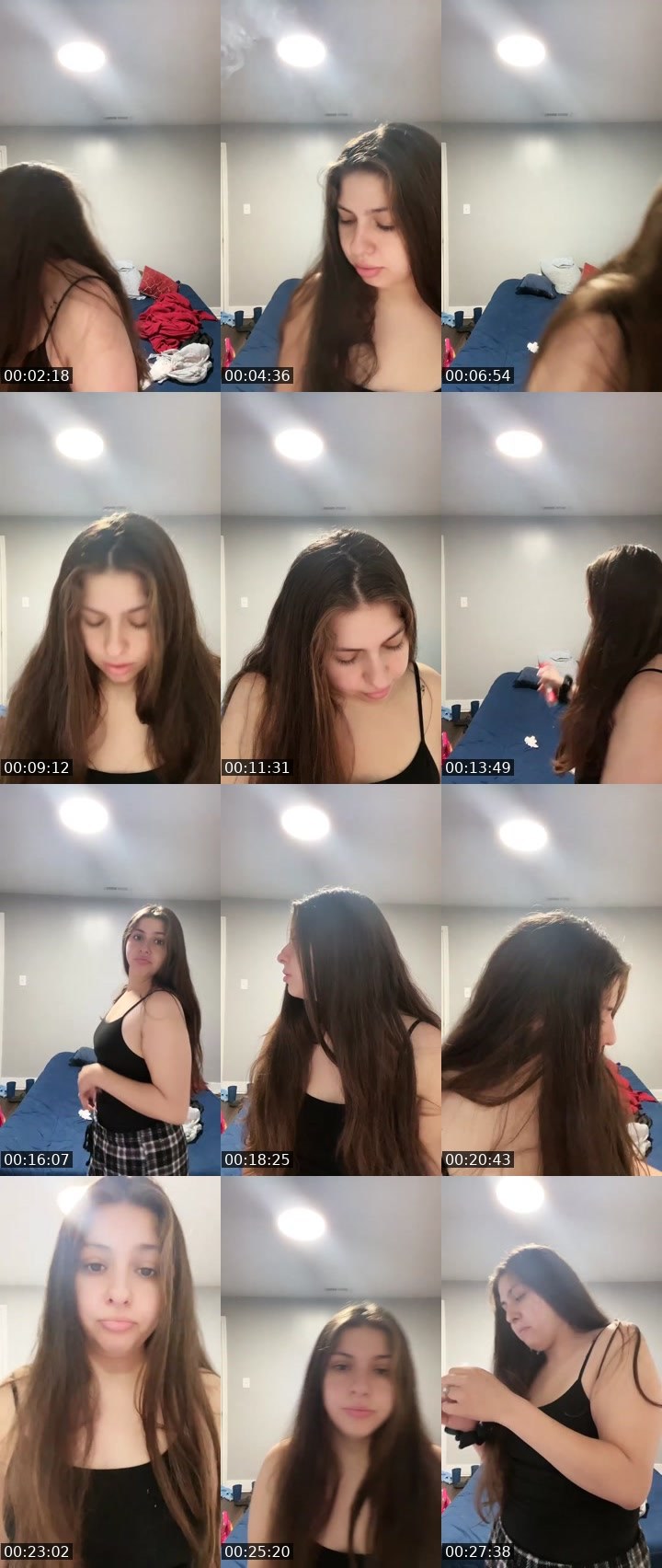Contact-sheet preview of Amenna Sanchez's Liveme recording