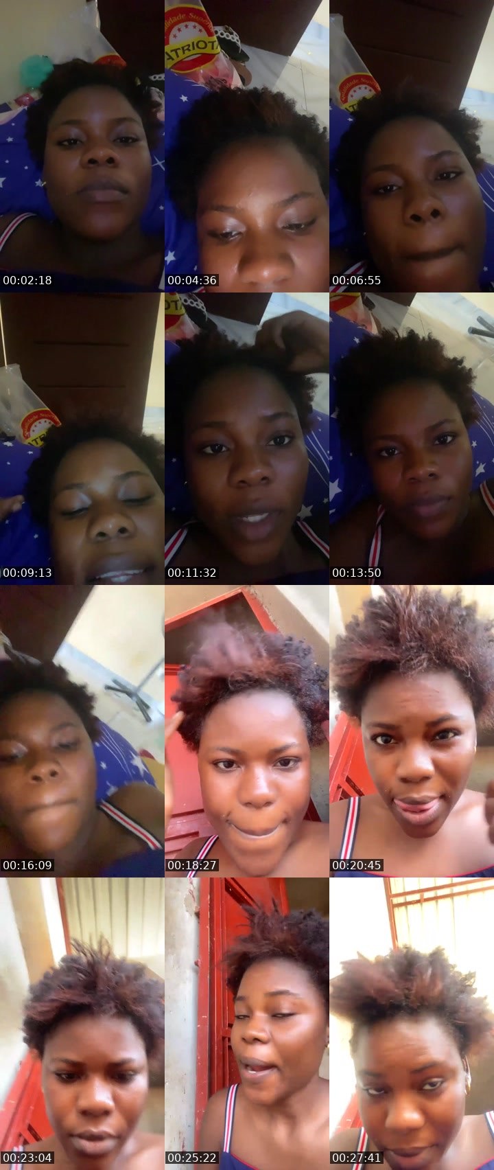 Contact-sheet preview of Vinia Jiconda's Liveme recording