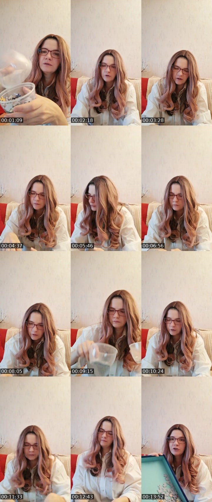 Contact-sheet preview of Selena Lyra's Liveme recording