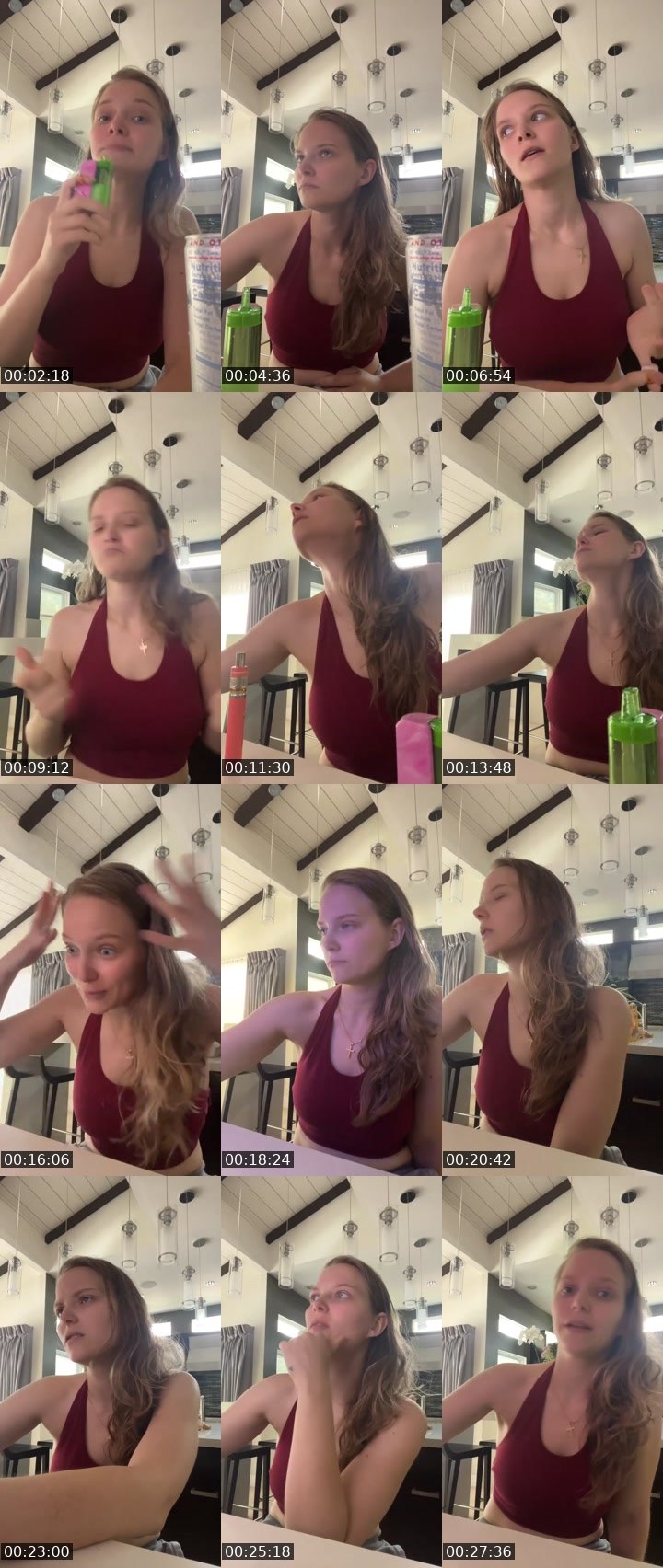 Contact-sheet preview of 🐈‍⬛Kristina🐈‍⬛'s Liveme recording