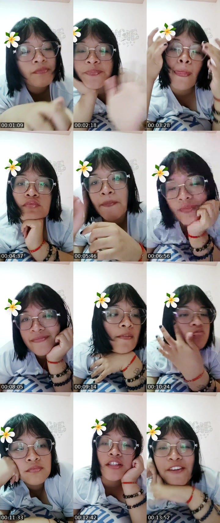 Contact-sheet preview of Angiecel🌸's Liveme recording