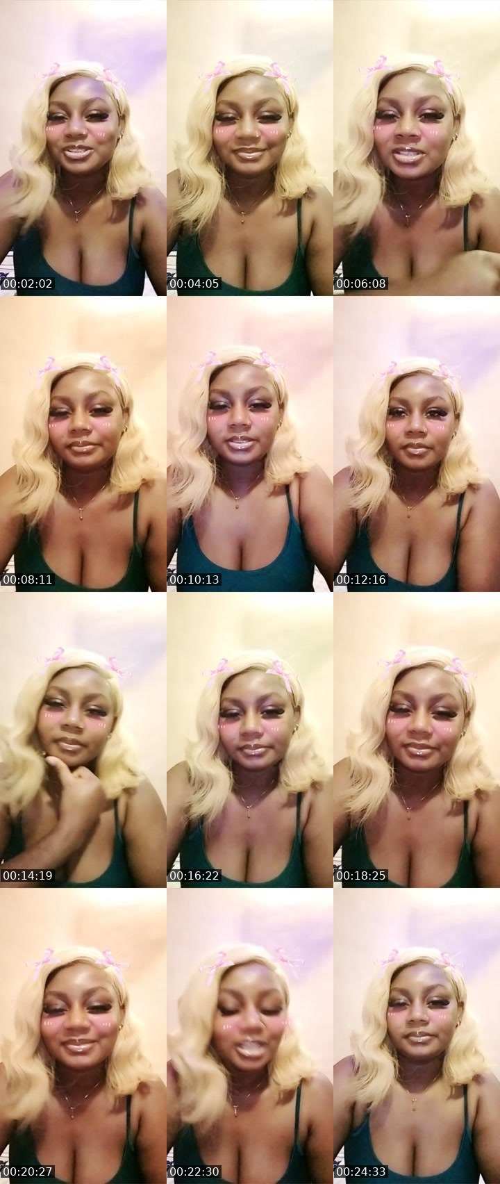 Contact-sheet preview of empress 🔥's Liveme recording