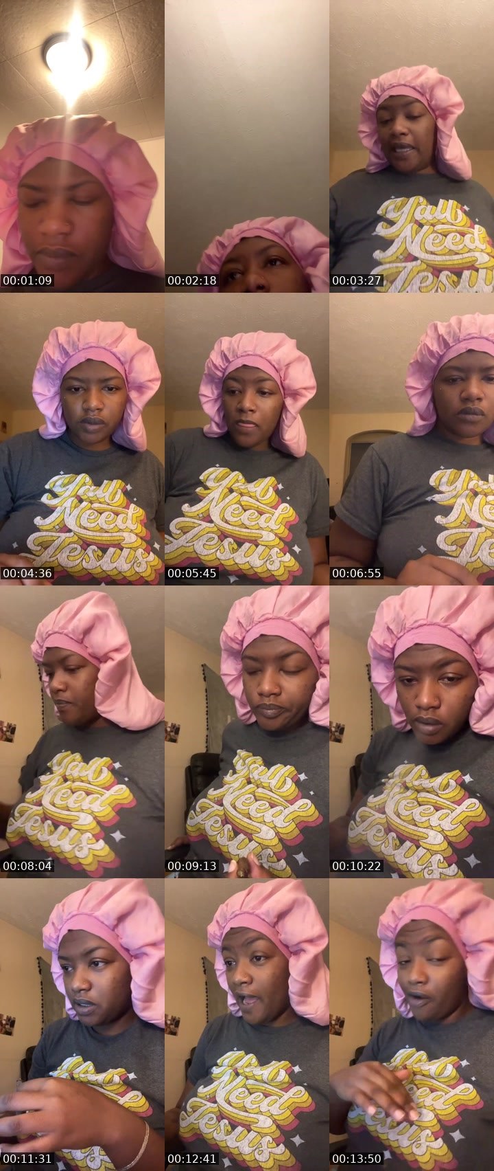 Contact-sheet preview of BigBawdyDevv 🥰❤️‍🔥's Liveme recording