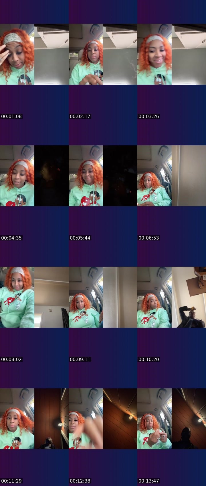 Contact-sheet preview of 🦾🐻Highyella🔆⃤'s Liveme recording