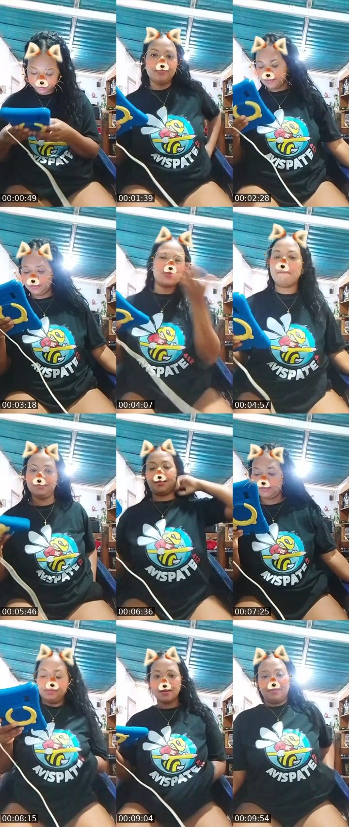 Contact-sheet preview of 👑⃤Eliannys🧿's Liveme recording