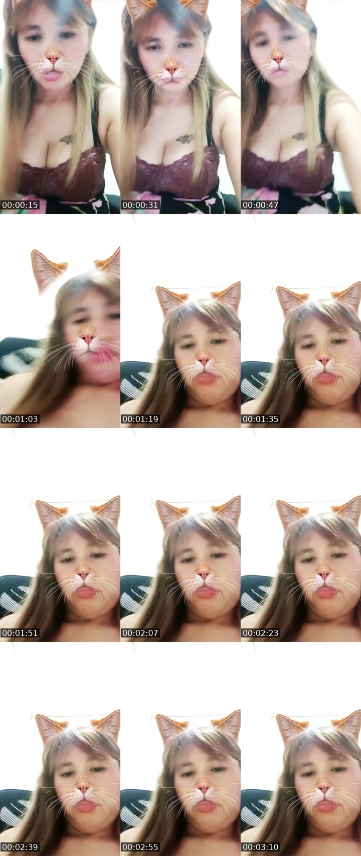 Contact-sheet preview of ✨Stella🐠🐠🐋's Liveme recording