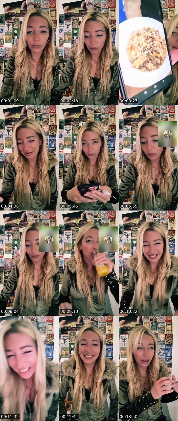 Contact-sheet preview of 😉Kate 🤍℄'s Liveme recording