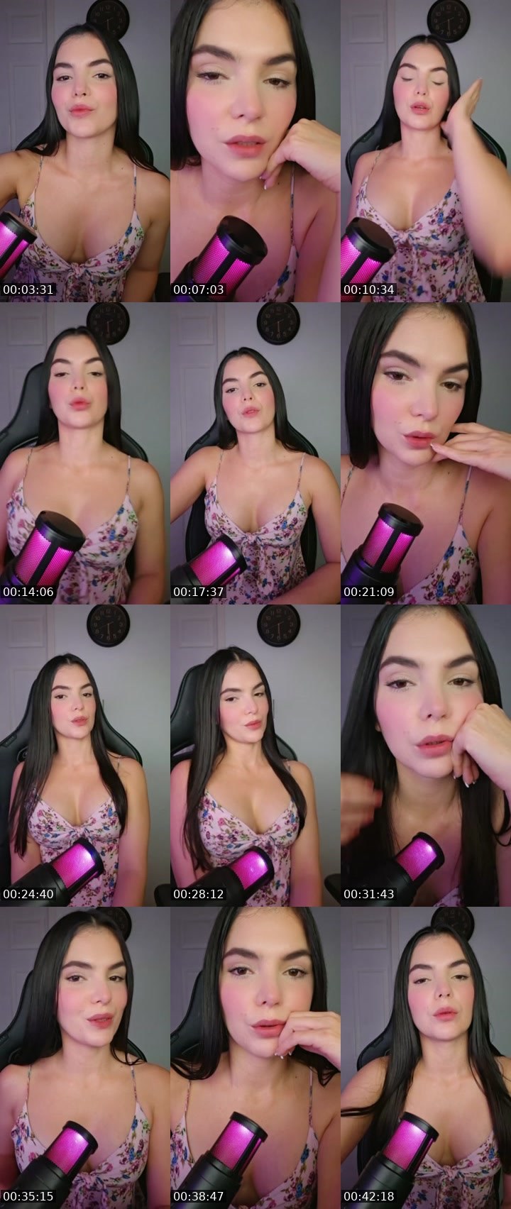 Contact-sheet preview of Eve 🇻🇪☁️🩷's Liveme recording