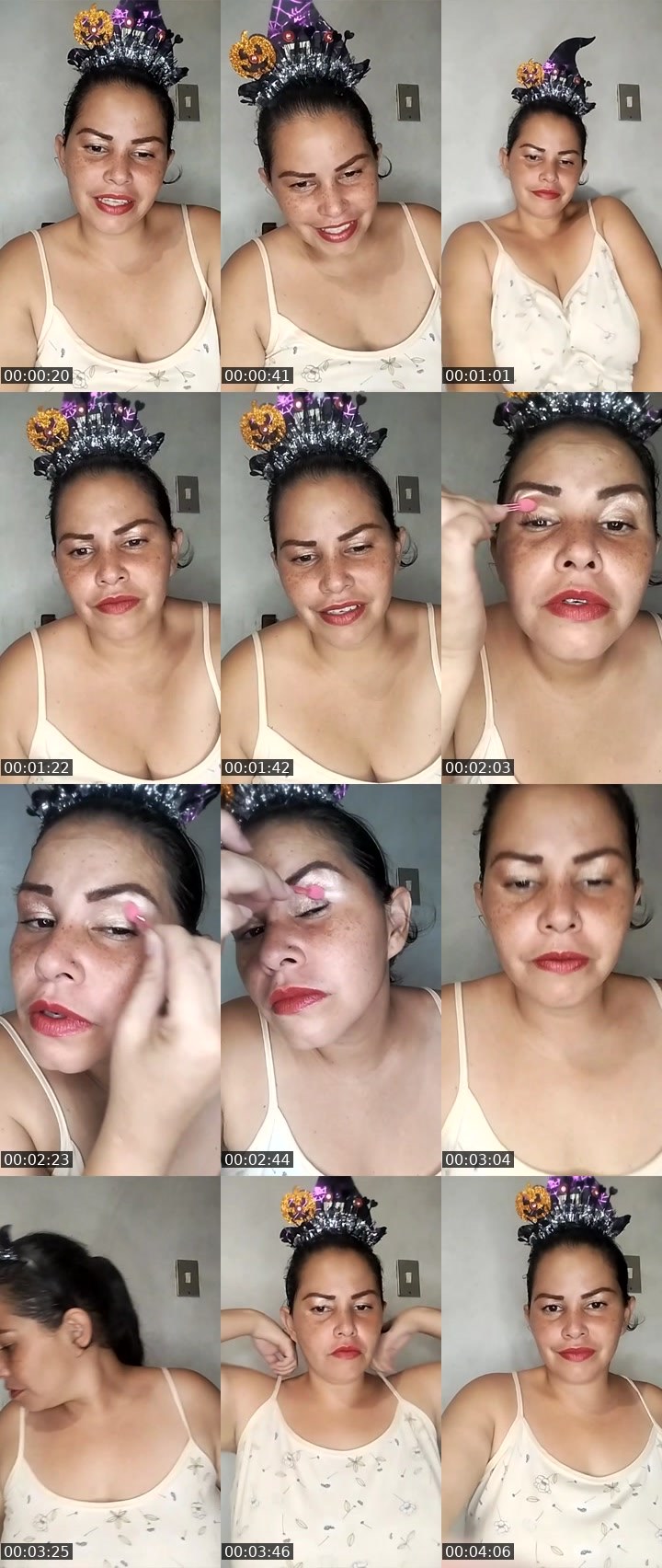 Contact-sheet preview of lisett👑's Liveme recording