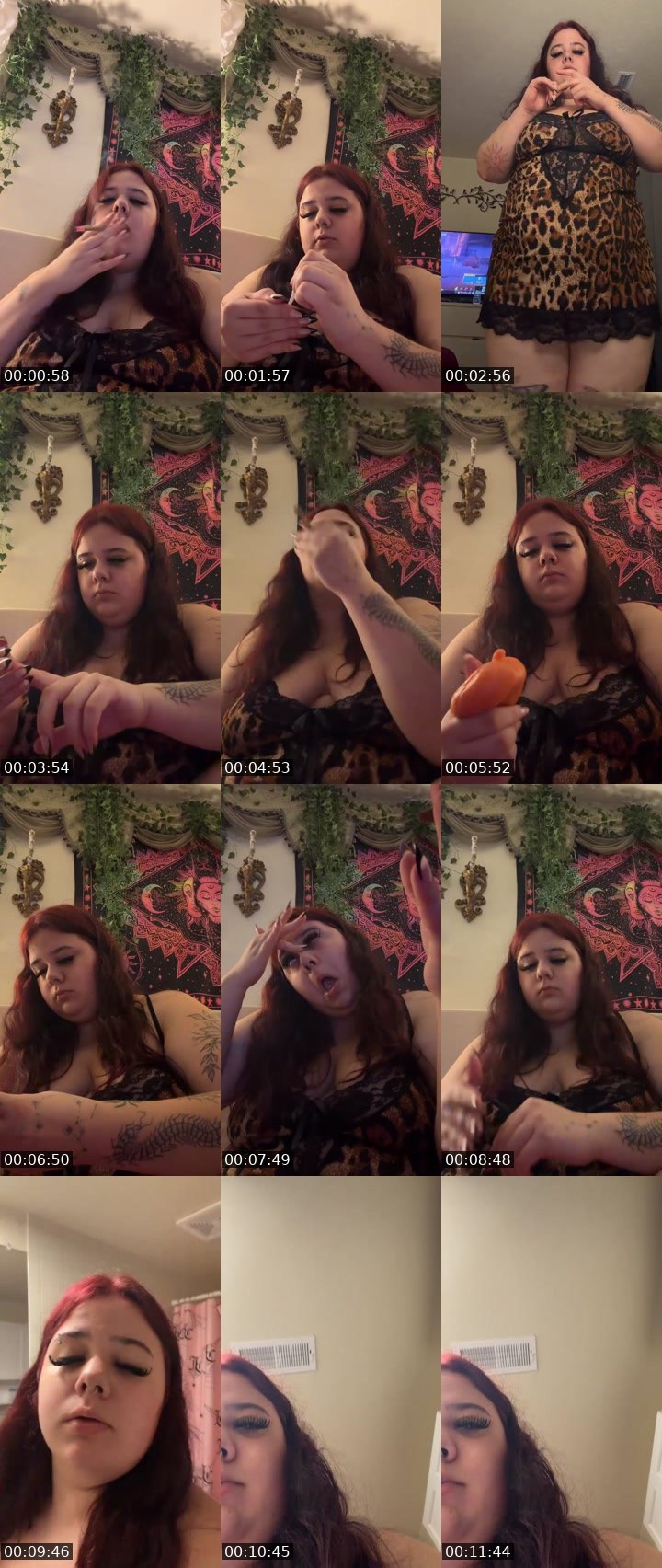 Contact-sheet preview of babyjadexoxx's Liveme recording