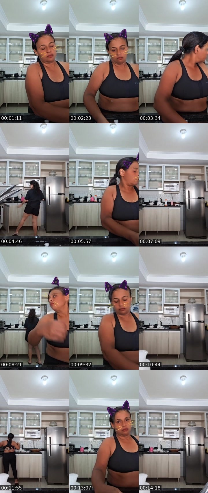 Contact-sheet preview of 17k🍪Valery🍑's Liveme recording
