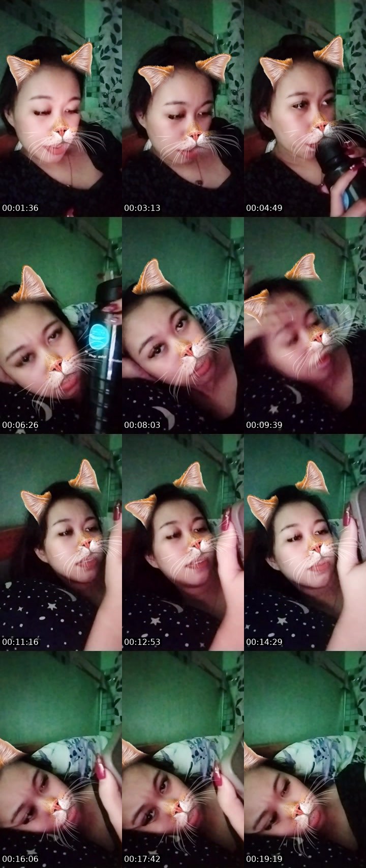 Contact-sheet preview of 👾👸𝒲enxy🍂's Liveme recording
