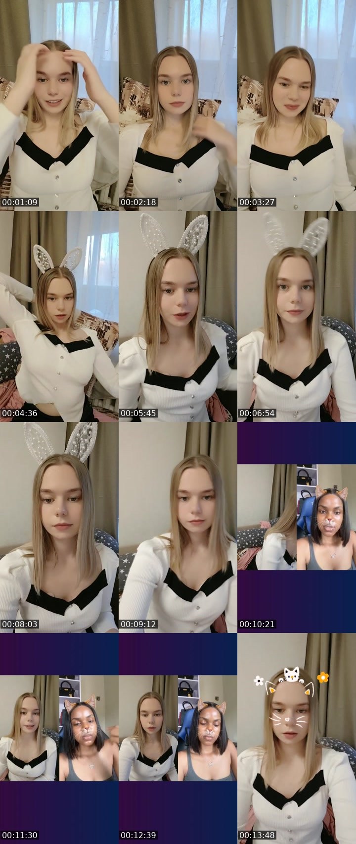 Contact-sheet preview of AVI_17k_goal_💎's Liveme recording
