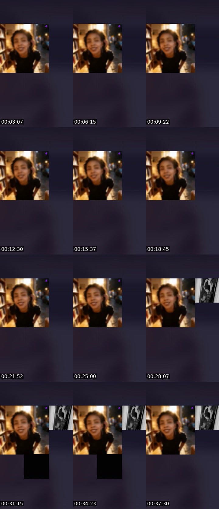 Contact-sheet preview of 🌪️THATChick💊THO✈️'s Liveme recording