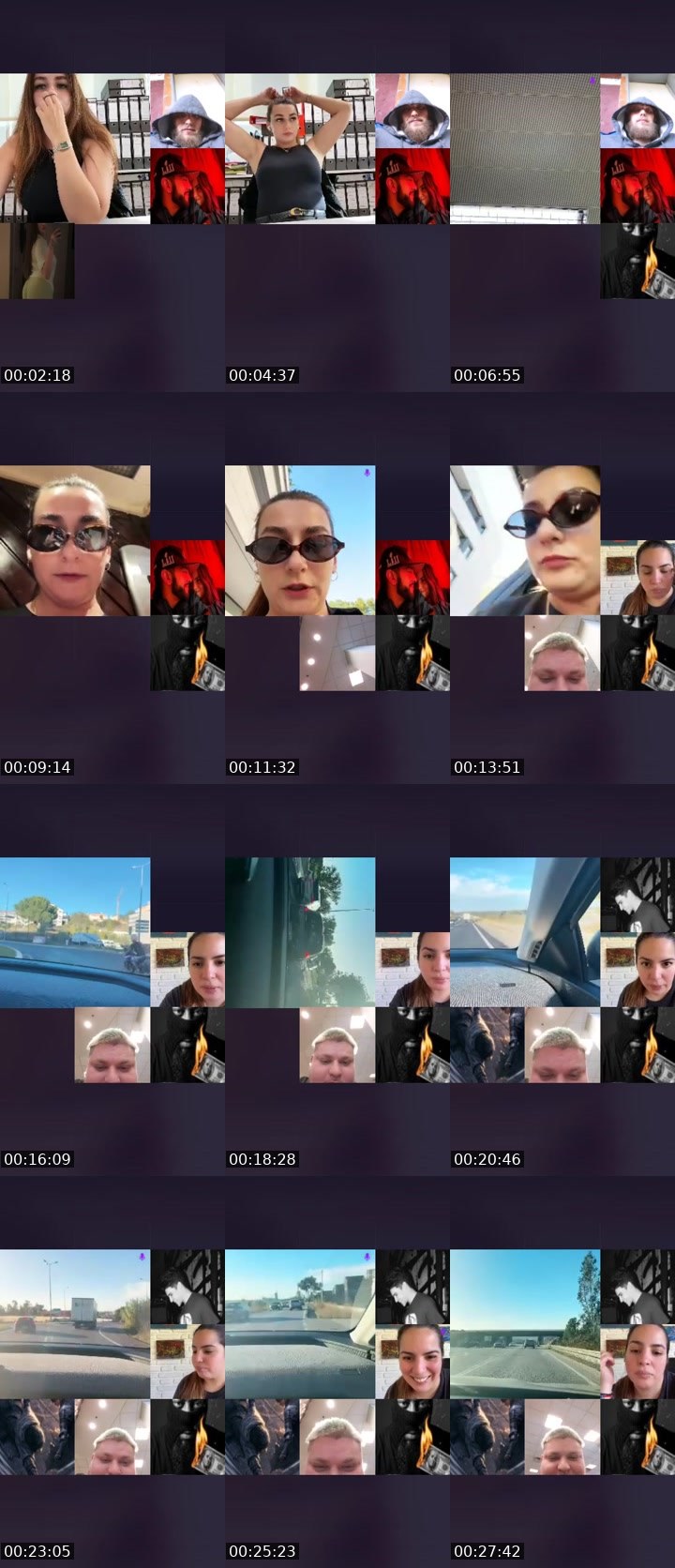Contact-sheet preview of Ž⃤Ť⃤ •Isadora♡ PT's Liveme recording