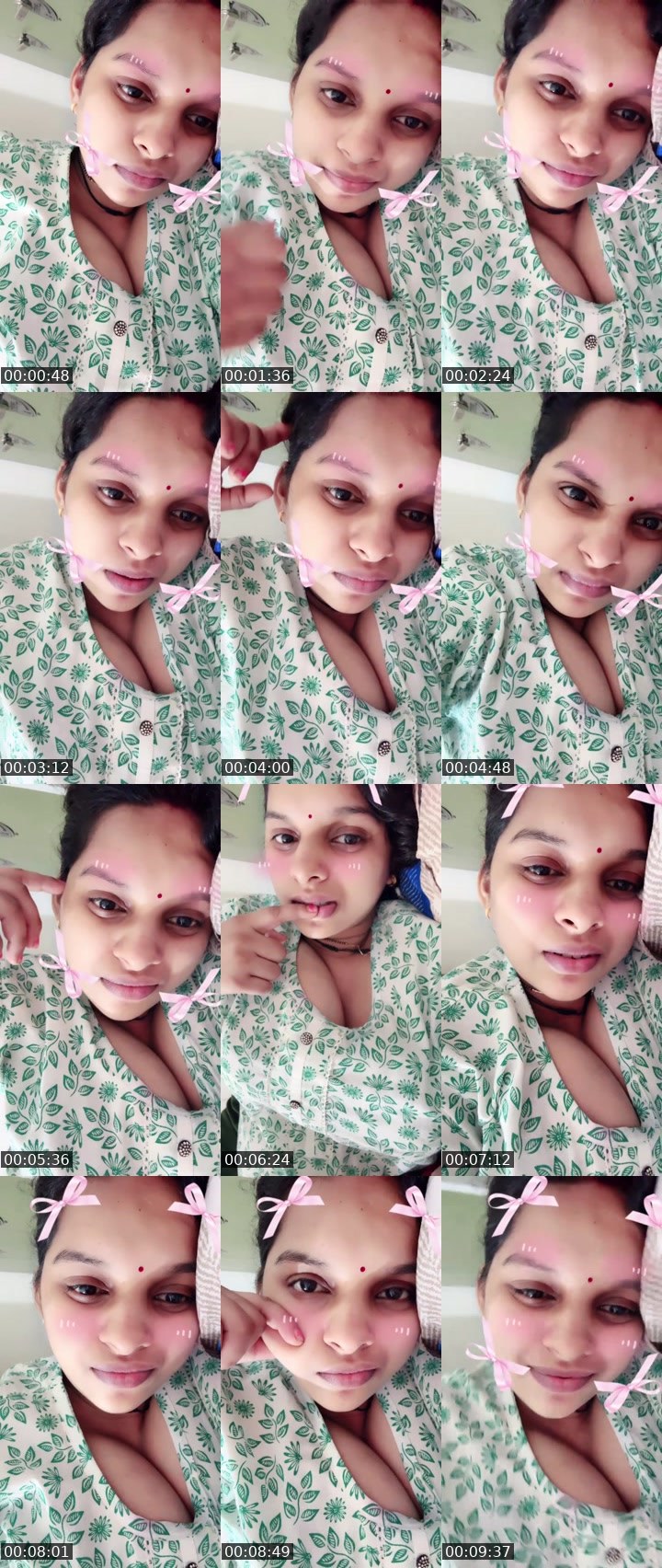 Contact-sheet preview of Manvi✨🫦's Liveme recording