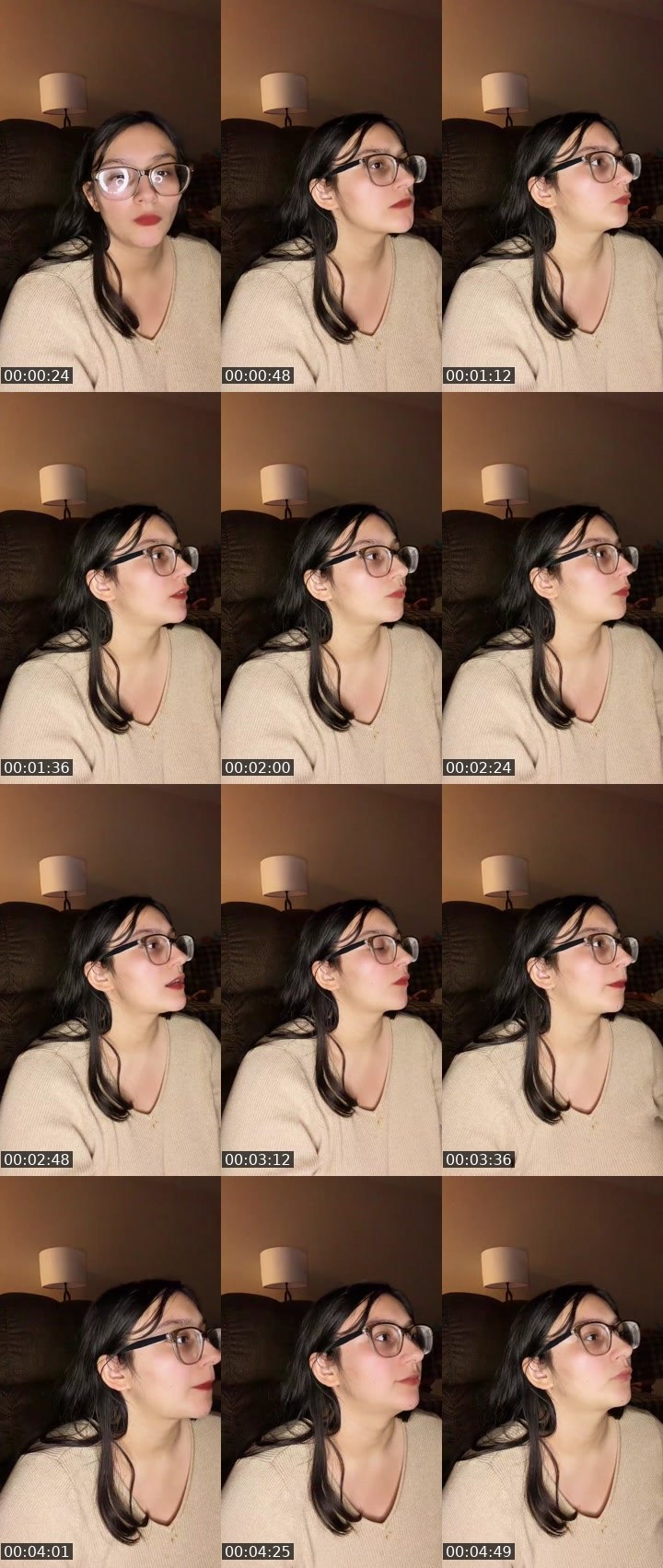 Contact-sheet preview of Tiffanie27's Liveme recording