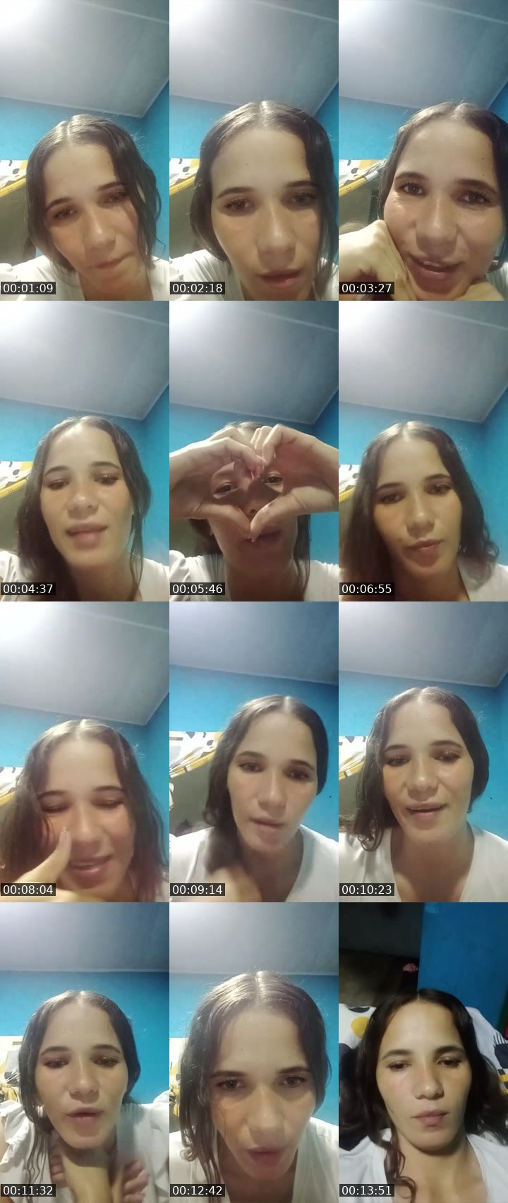 Contact-sheet preview of yuce🪩's Liveme recording