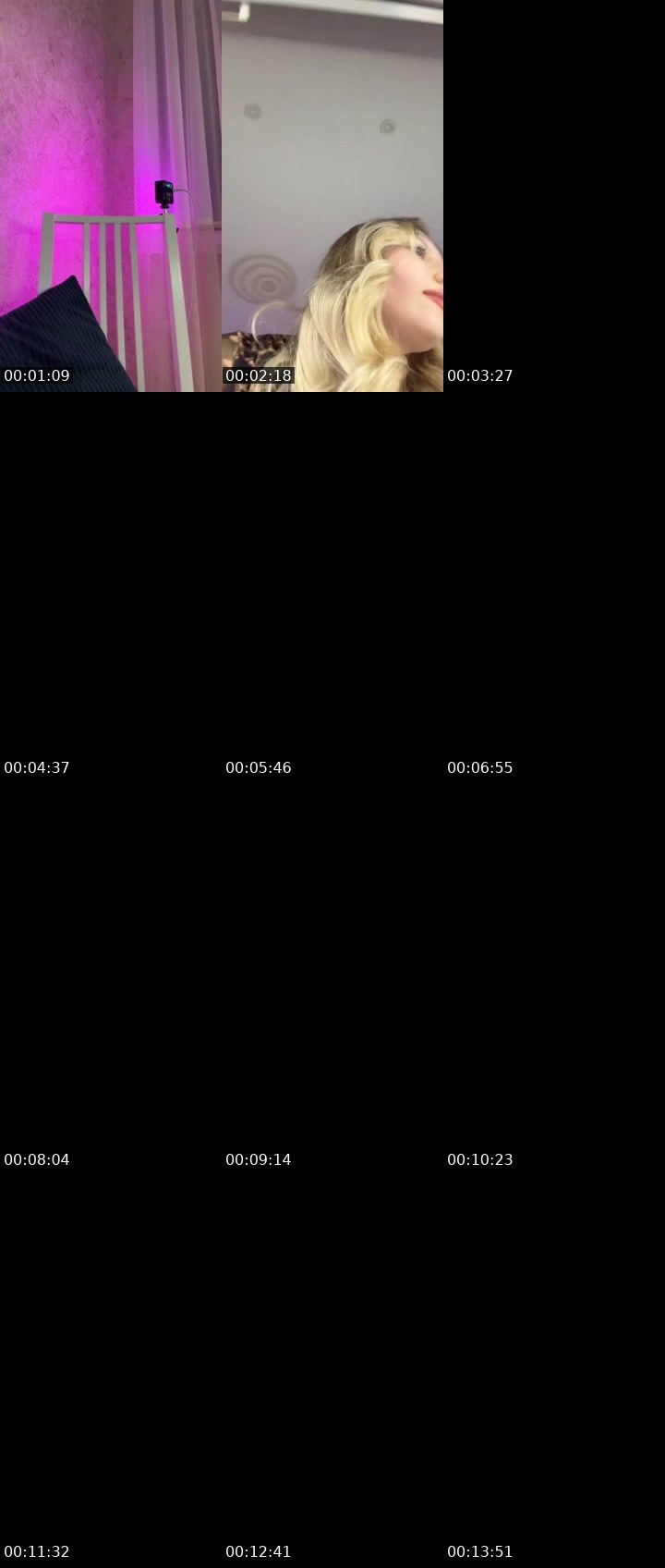 Contact-sheet preview of 🍰𝑲𝒔𝒆𝒏𝒊𝒊𝒂's Liveme recording