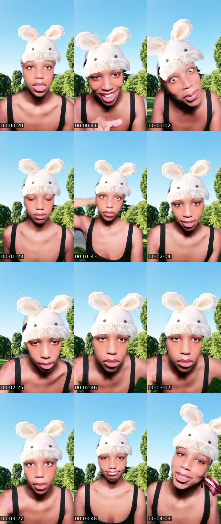 Contact-sheet preview of rawrrrr's Liveme recording