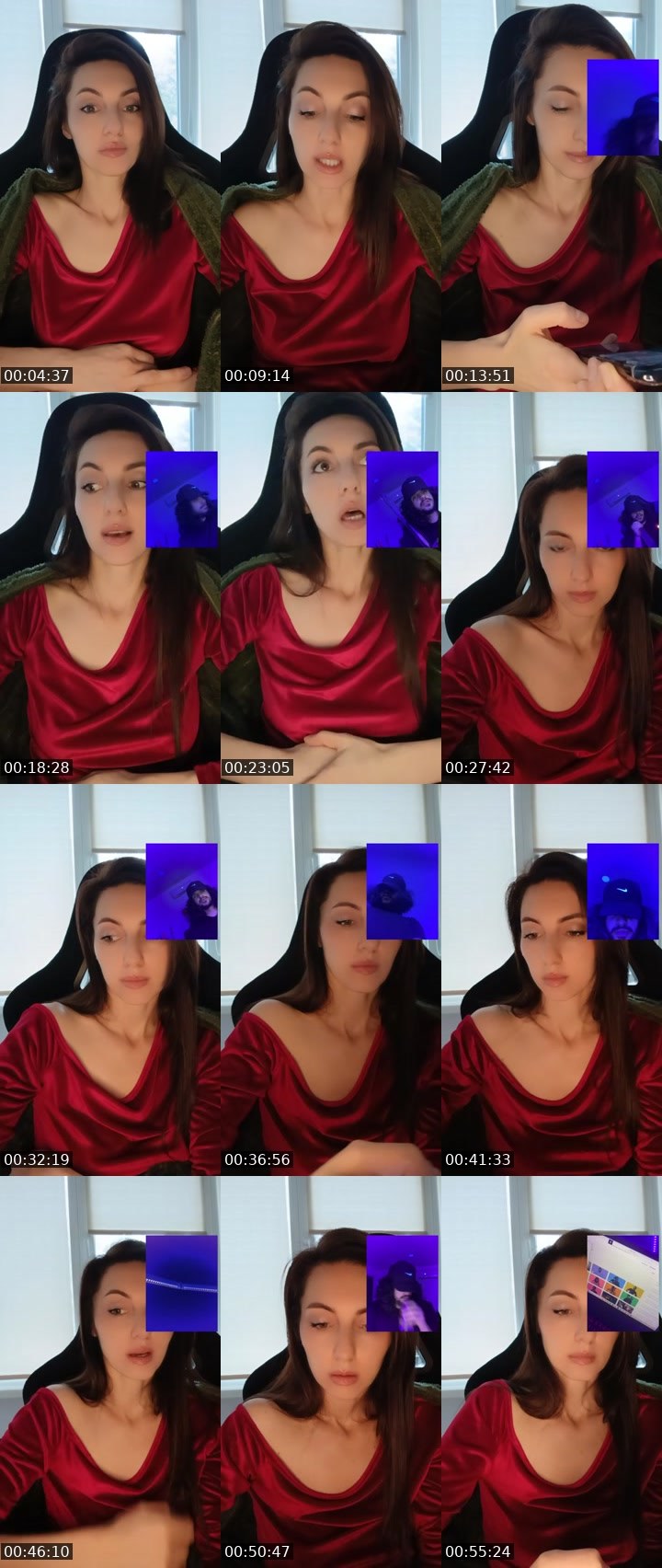 Contact-sheet preview of 💯Oly's Liveme recording