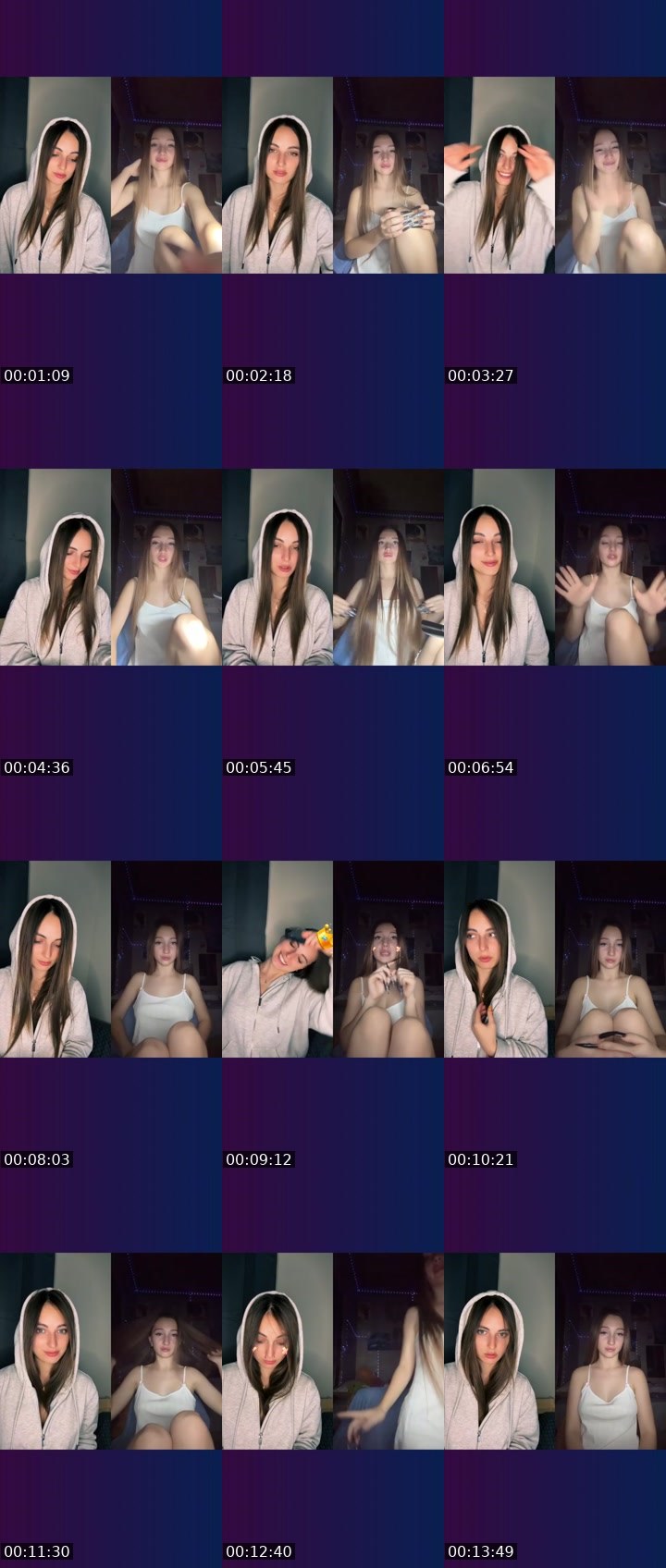 Contact-sheet preview of 💯𝒞𝓊𝓉ℯ℄𝒜𝓁ℯ𝓍🦋's Liveme recording