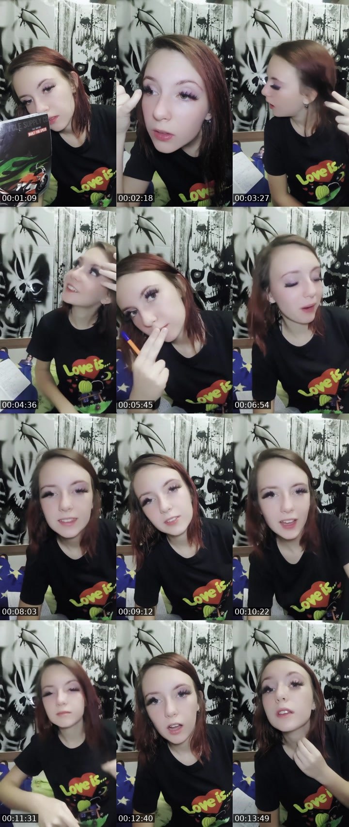 Contact-sheet preview of Baby Alice 💖's Liveme recording
