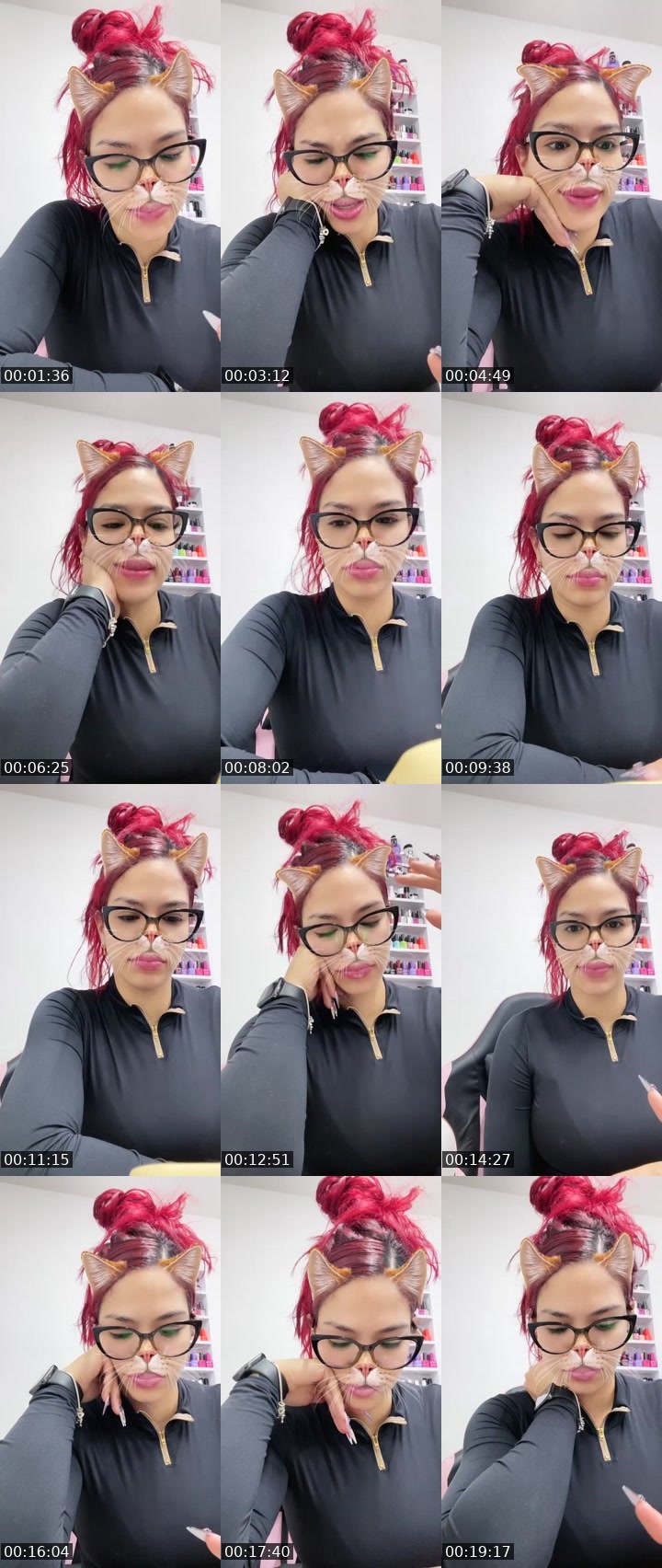 Contact-sheet preview of ❥🐠𝓛𝓮𝓼𝓵𝔂𝓮🧿🪽's Liveme recording