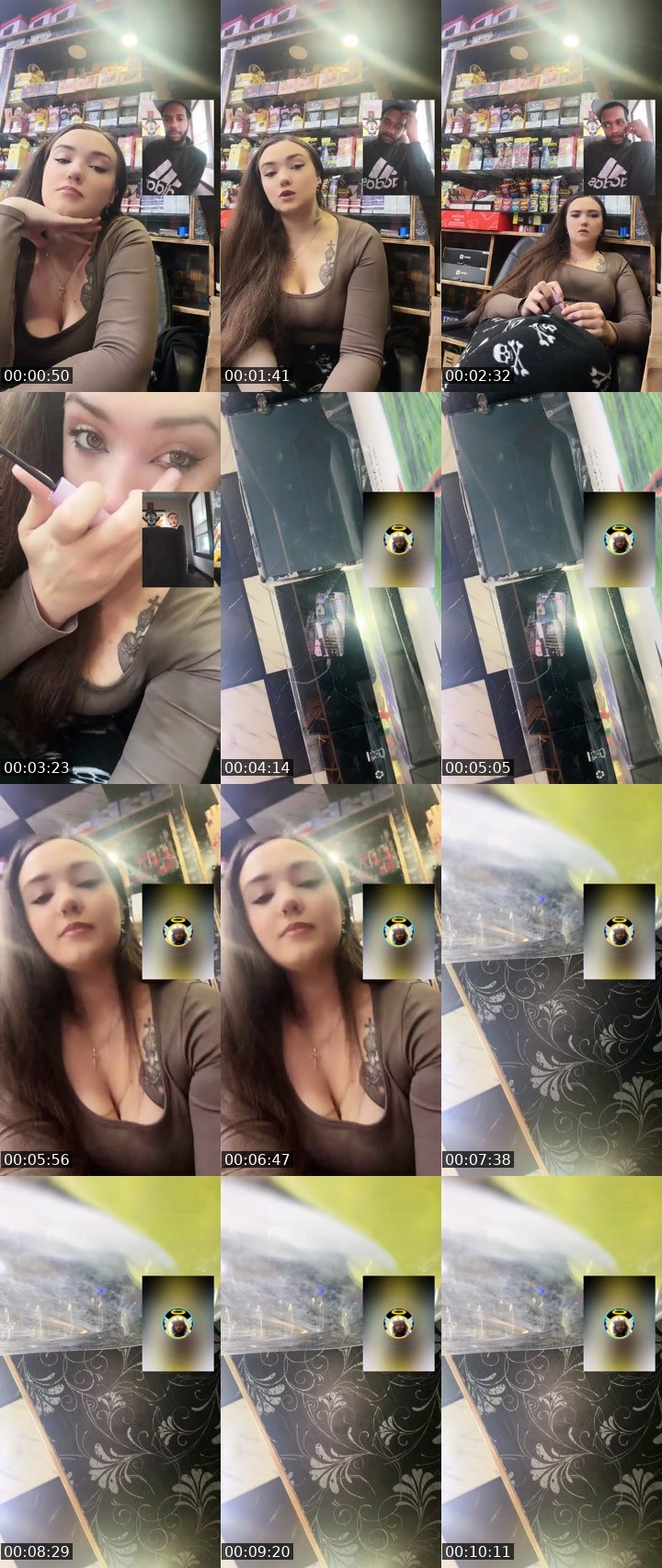 Contact-sheet preview of 𝙏ᵃլ🍯's Liveme recording