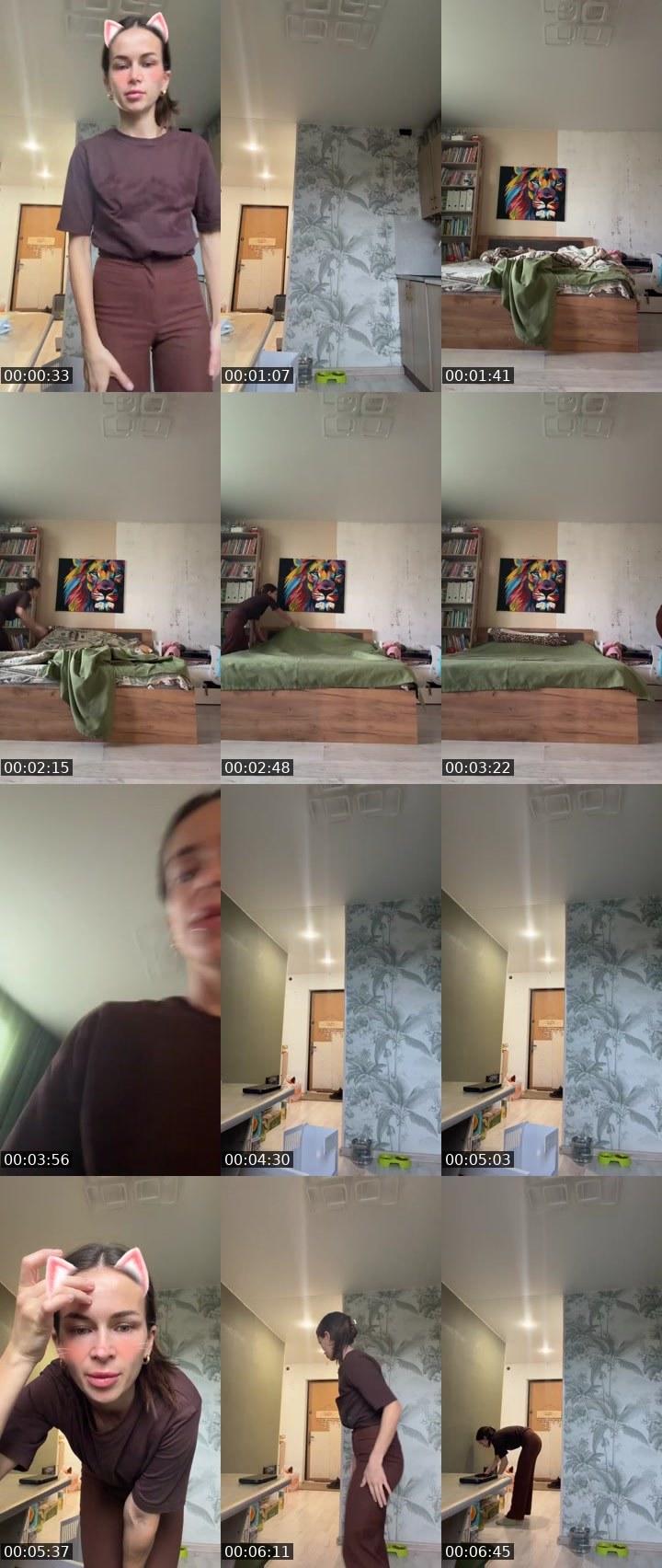 Contact-sheet preview of TROPICANA WOMAN 🐾's Liveme recording
