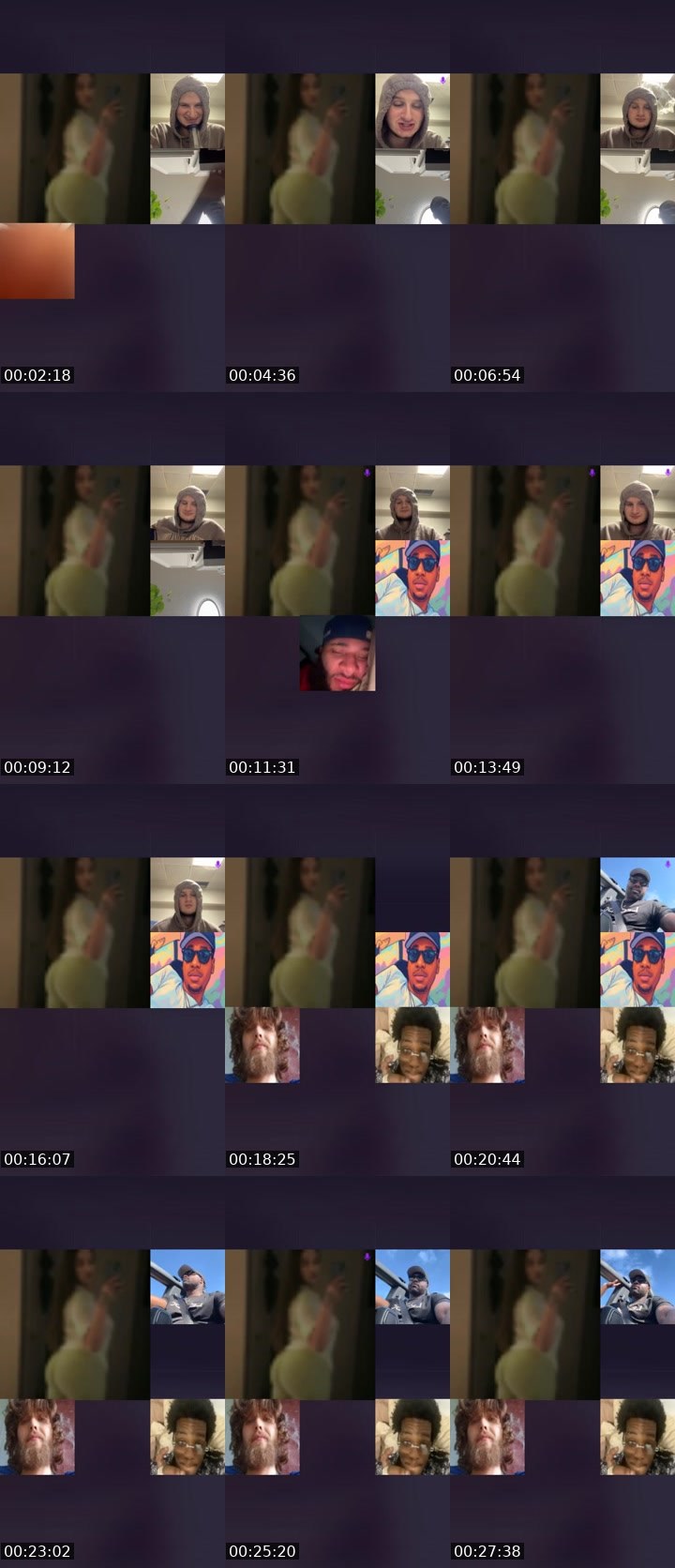 Contact-sheet preview of 🤍MightyWoman✝️'s Liveme recording