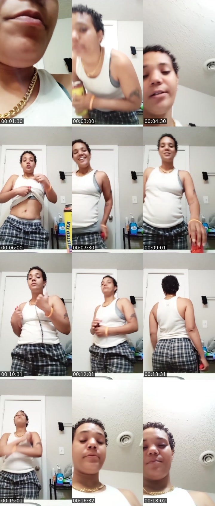 Contact-sheet preview of Daisia's Liveme recording