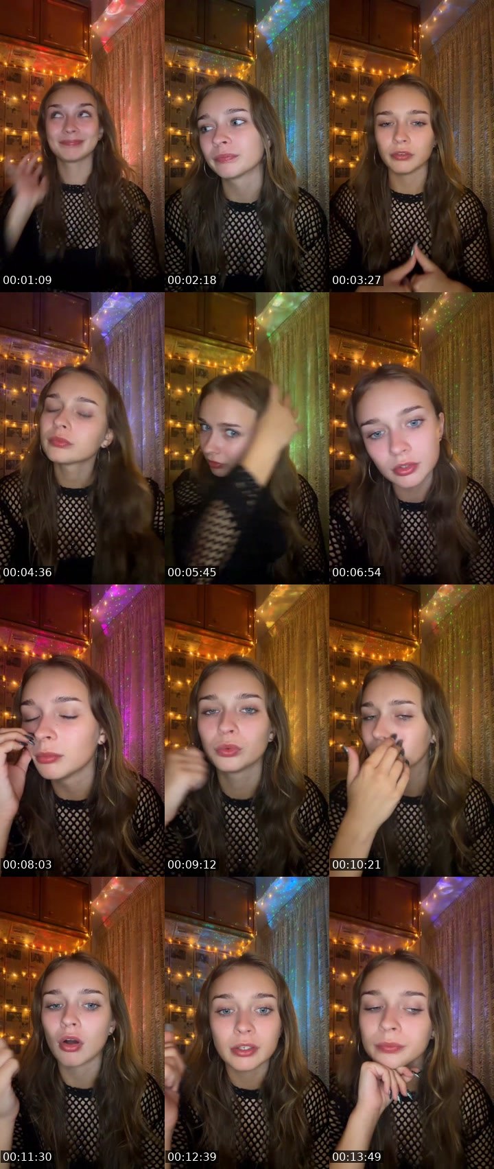 Contact-sheet preview of karo🥰's Liveme recording