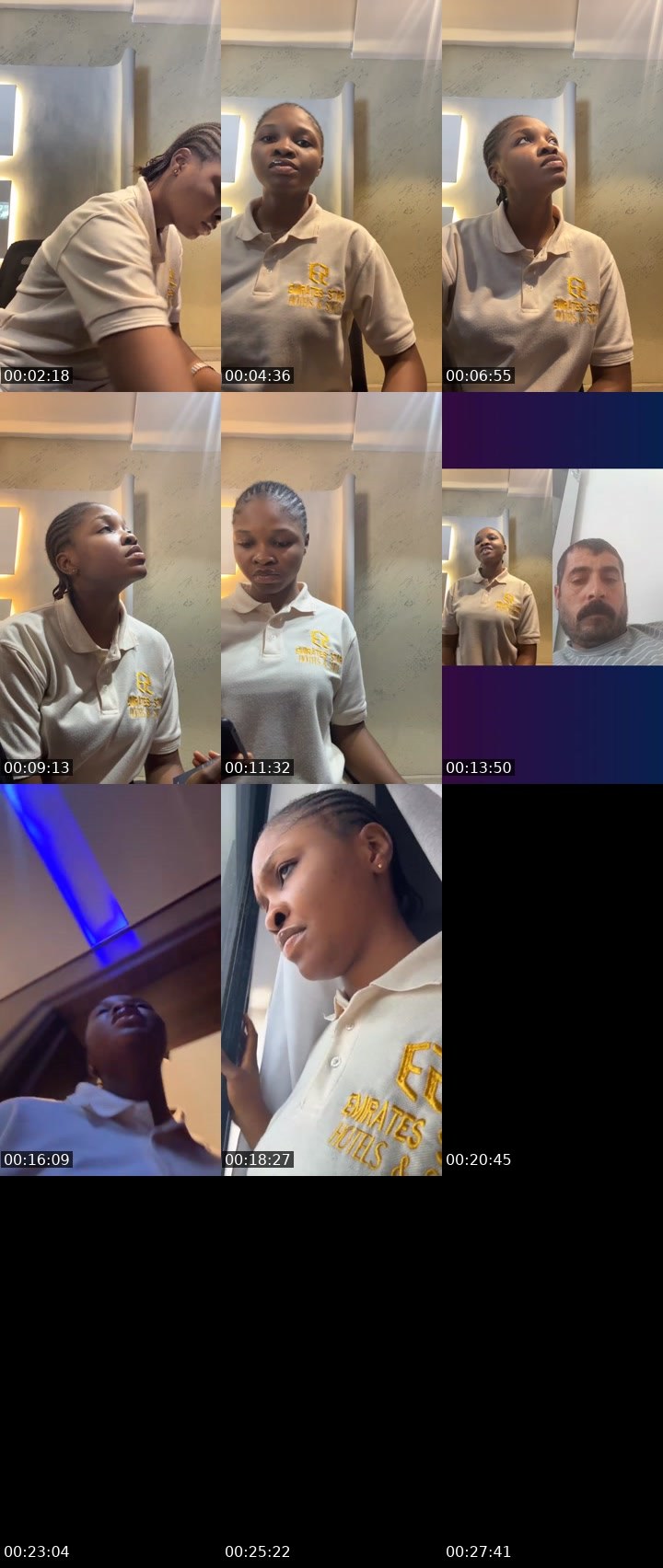 Contact-sheet preview of Skydovey's Liveme recording