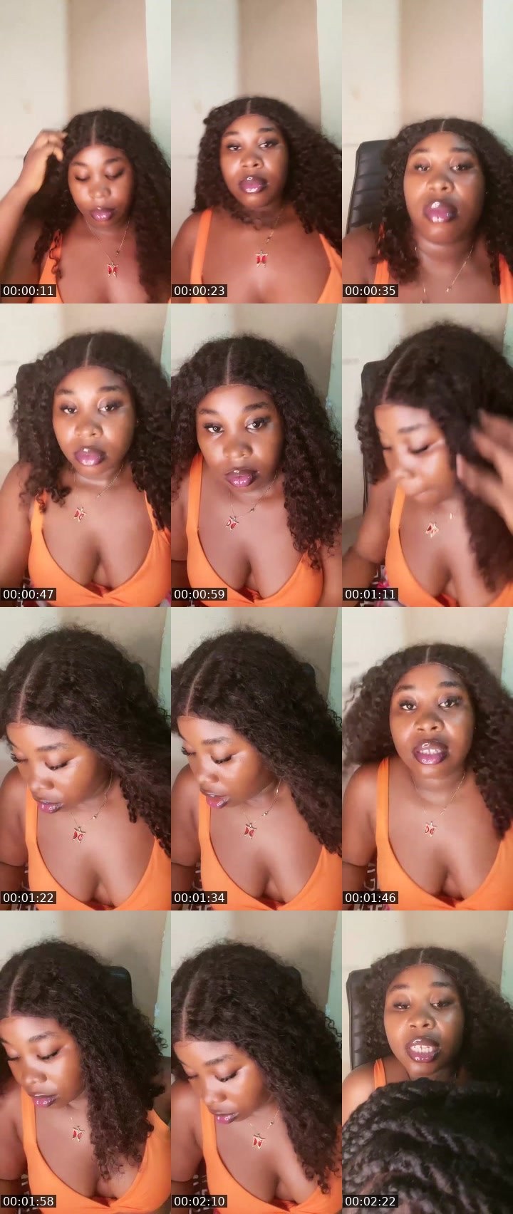 Contact-sheet preview of 4.6k🏦Baby sandra🍫's Liveme recording