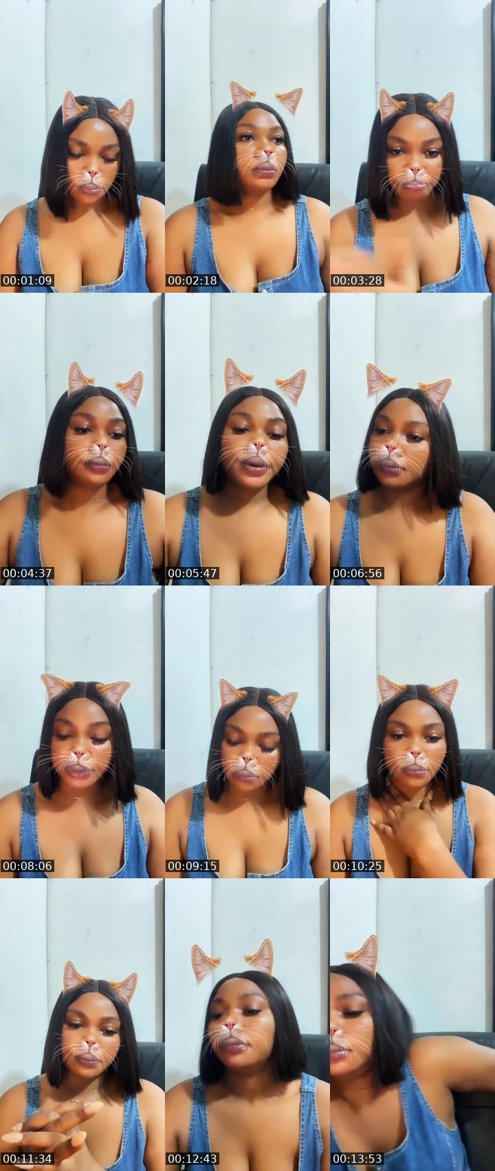 Contact-sheet preview of 🕊️HON£¥🎭🟦⛓️'s Liveme recording