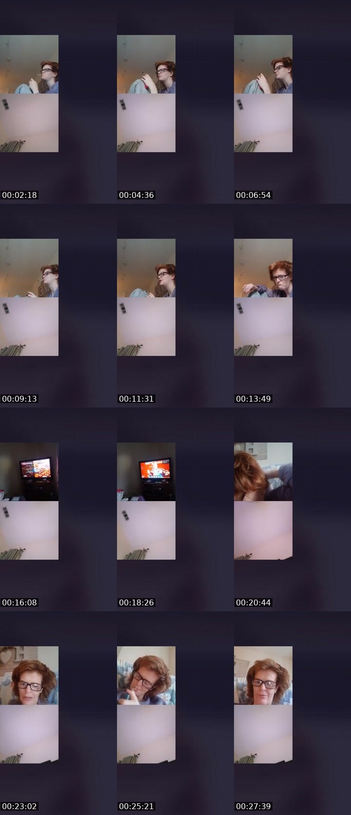 Contact-sheet preview of little miss red's Liveme recording