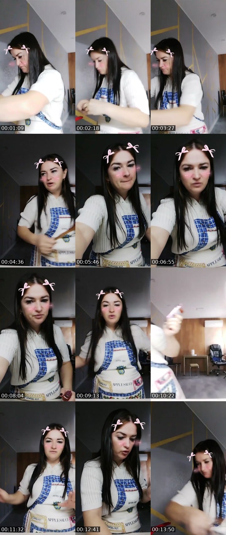 Contact-sheet preview of 💯 Strawberry👼's Liveme recording